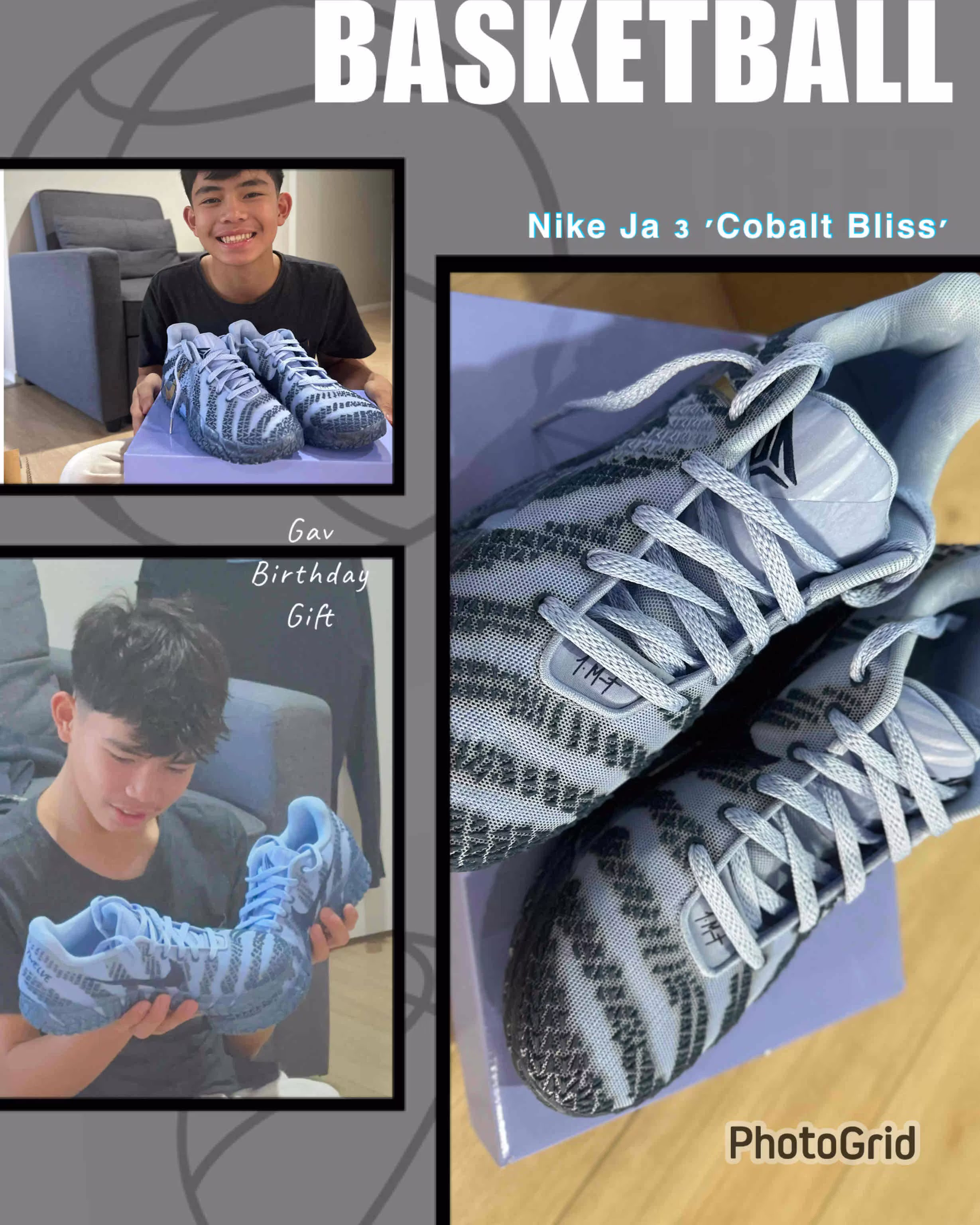 Nike Ja 3 'Cobalt Bliss' HF2793-400/HF2794-400 Nike Ja 3 'Cobalt Bliss' HF2793-400/HF2794-400